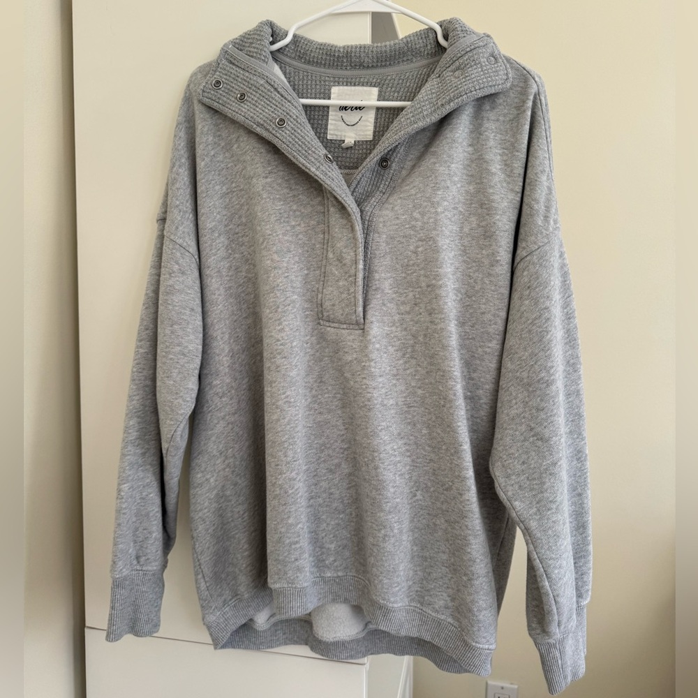 Aerie Snap Sweatshirt